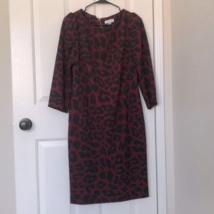 Leopard print dress